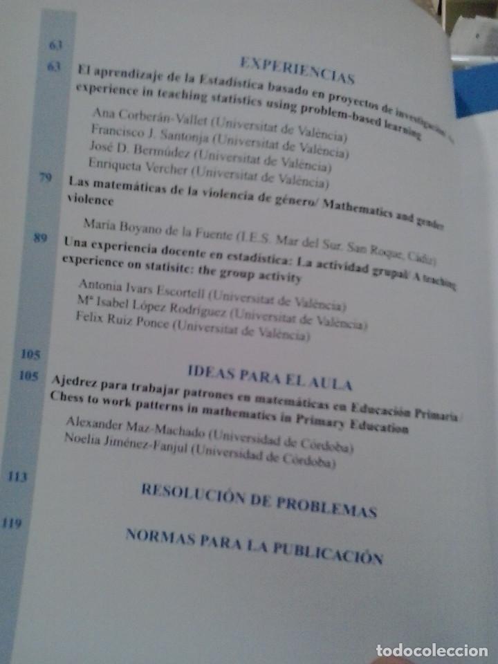 Libros de segunda mano de ciencias: Epsilon, revista de educaci&oacute;n matem&aacute;tica, vol. 29 (2), a&ntilde;o 2012 - Foto 3