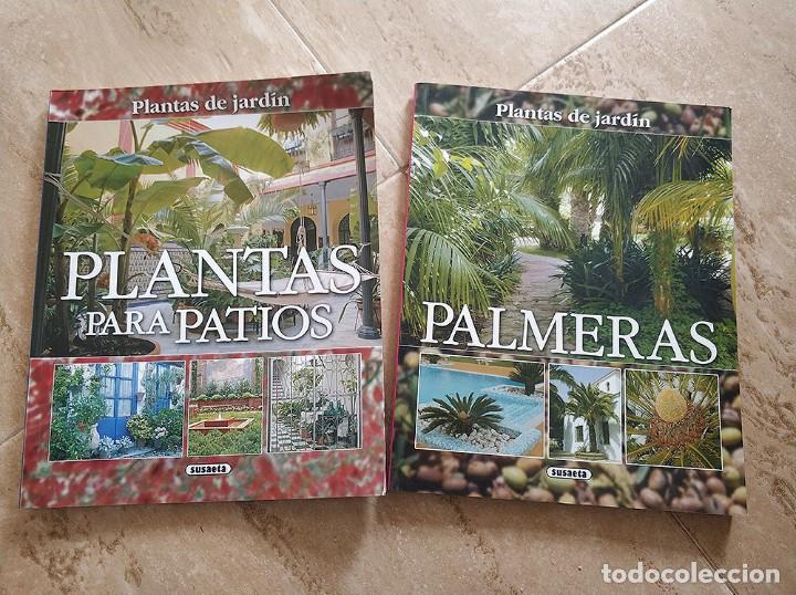 Libros de segunda mano: 2 libros de plantas para patios y palmeras de susaeta