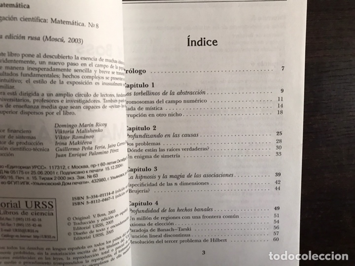 Libros de segunda mano de ciencias: Intuici&oacute;n y matem&aacute;tica. O. Boss. Como nuevo - Foto 3