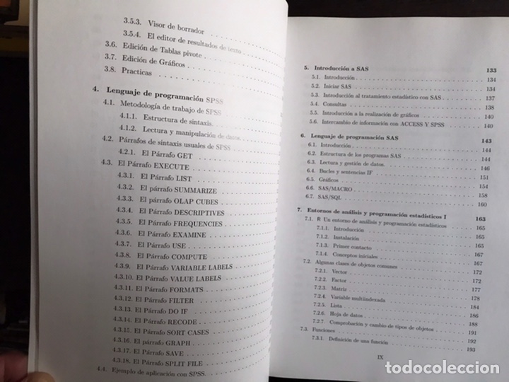 Libros de segunda mano de ciencias: Estad&iacute;stica computacional. Andr&eacute;s Gonz&aacute;lez Carmona. Como nuevo - Foto 6