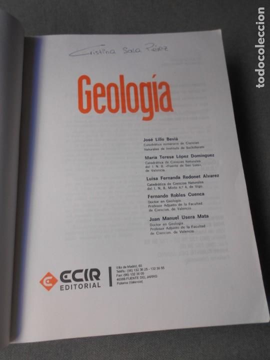 Libros de segunda mano: GEOLOGIA - Foto 2
