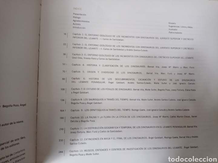 Libros de segunda mano: DINOSAURIOS DEL LEVANTE PENINSULAR - VV.AA. - ICP - Foto 8