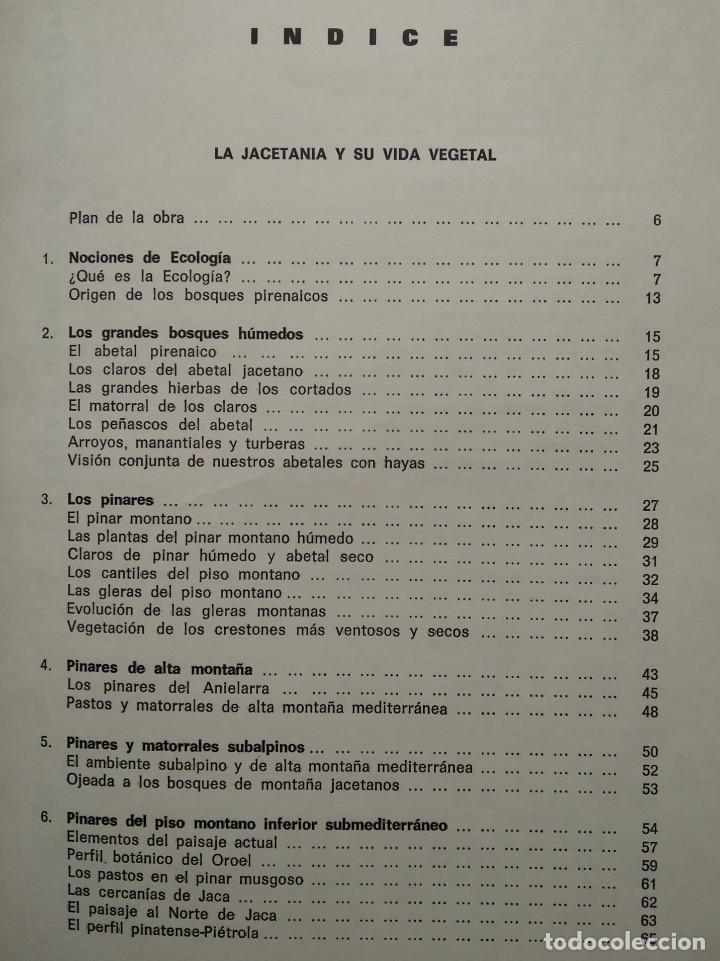 Libros de segunda mano: LA JACETANIA Y LA VIDA VEGETAL --- PEDRO MONTSERRAT RECODER - Foto 6