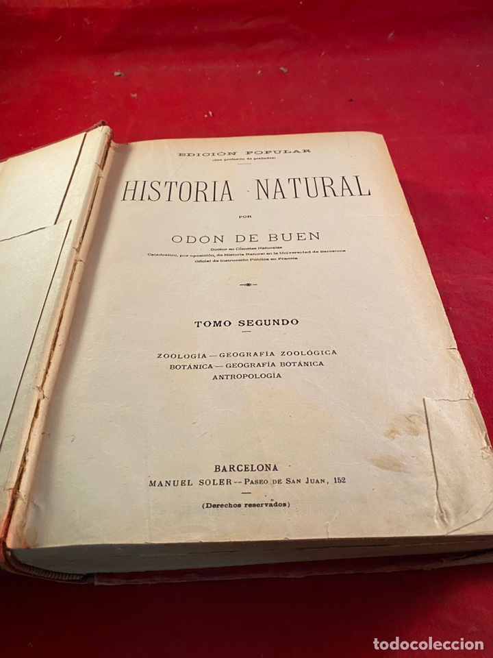 Libros de segunda mano: Historia Natural - Foto 3