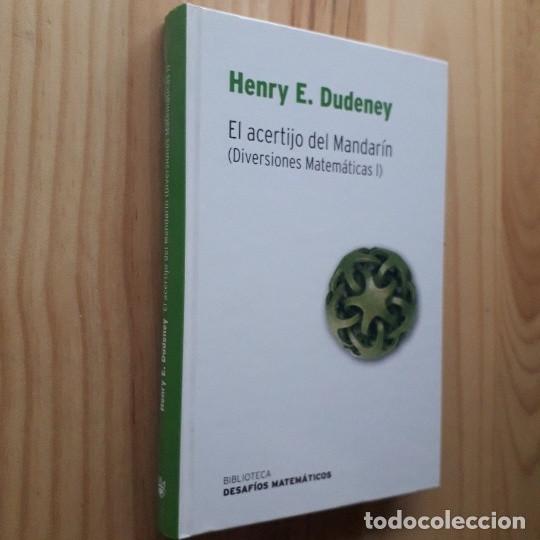 Libros de segunda mano de ciencias: El Acertijo Del Mandar&iacute;n (DIVERSIONES MATEMATICAS I) - Henry E. Dudeney - Foto 2