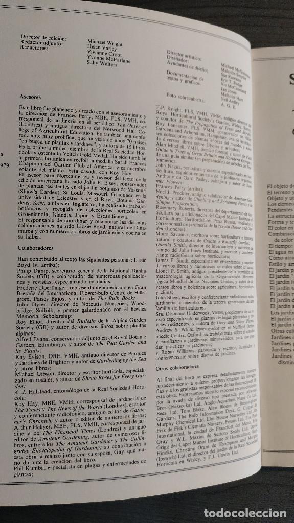 Libros de segunda mano: GU&Iacute;A PR&Aacute;CTICA ILUSTRADA PARA EL JARD&Iacute;N MICHAEL WRIGHT EDICI&Oacute;N EDITORIAL BLUME 1979 - Foto 4