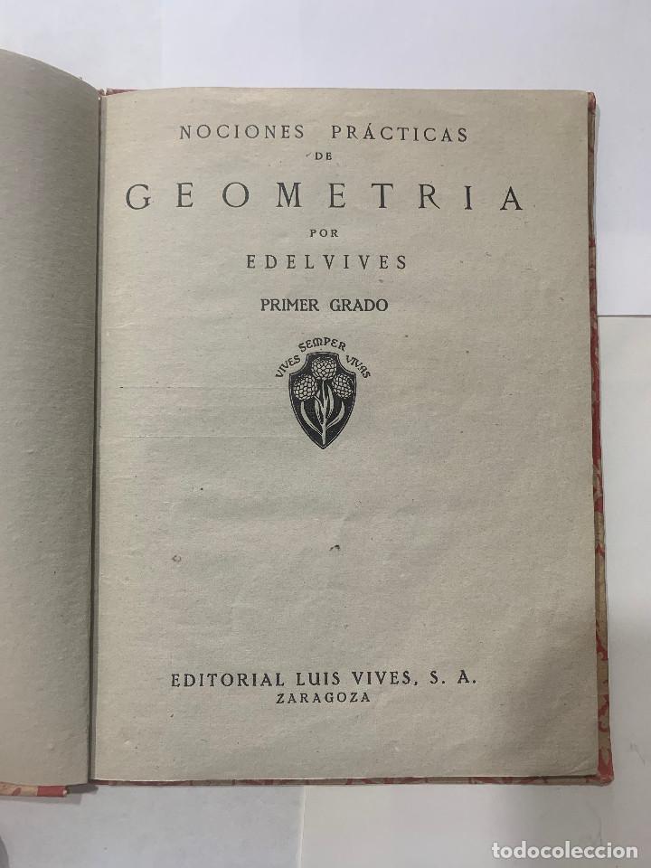 Libros de segunda mano de ciencias: Nociones b&aacute;sicas de geometr&iacute;a - Foto 2