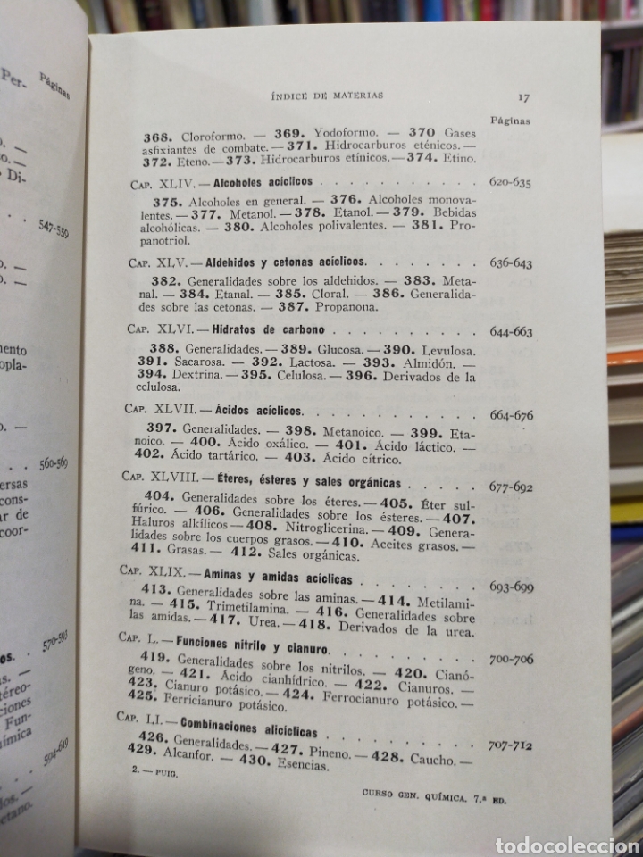 Libros de segunda mano de ciencias: CURSO GENERAL DE QU&Iacute;MICA - IGNACIO PUIG - Foto 14