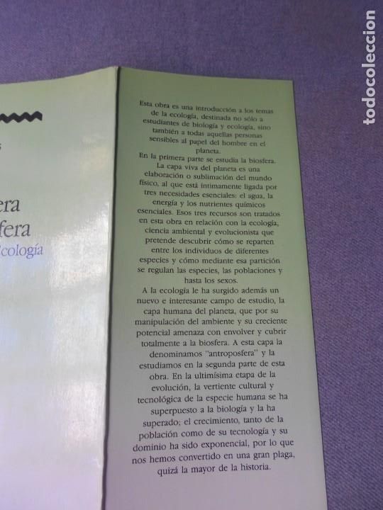 Libros de segunda mano de ciencias: DE LA BIOSFERA A LA ANTROPOSFERA - Foto 3