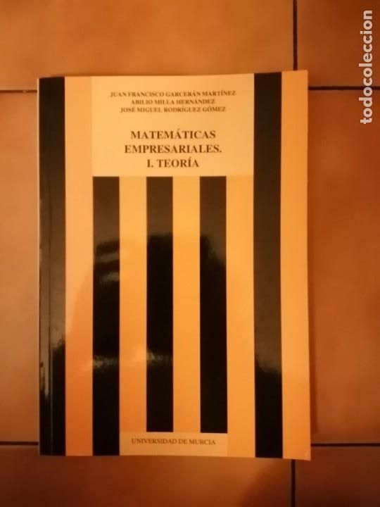 Second hand books of Sciences: MATEMATICAS EMPRESARIALES I PRACTICAS + I TEORIA J.F GARCERAN ABILIO MILLA Y J.M. RODRIGUEZ GOMEZ