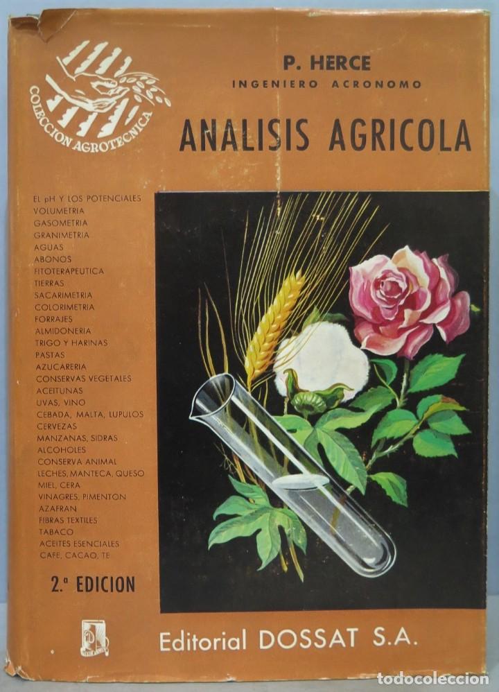 Libros de segunda mano: ANALISIS AGRICOLA. HERCE - Foto 1