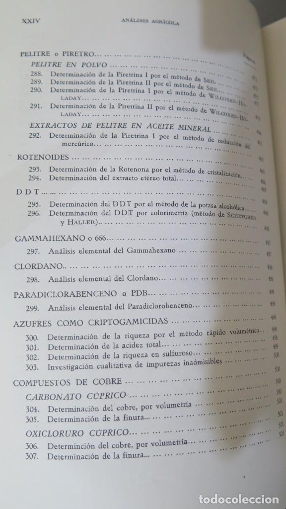 Libros de segunda mano: ANALISIS AGRICOLA. HERCE - Foto 14