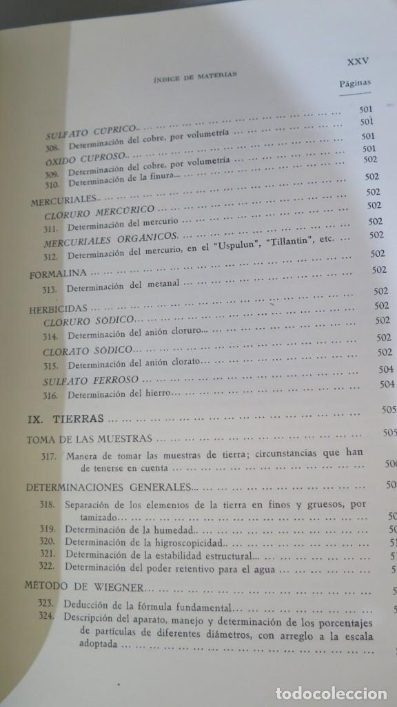 Libros de segunda mano: ANALISIS AGRICOLA. HERCE - Foto 15