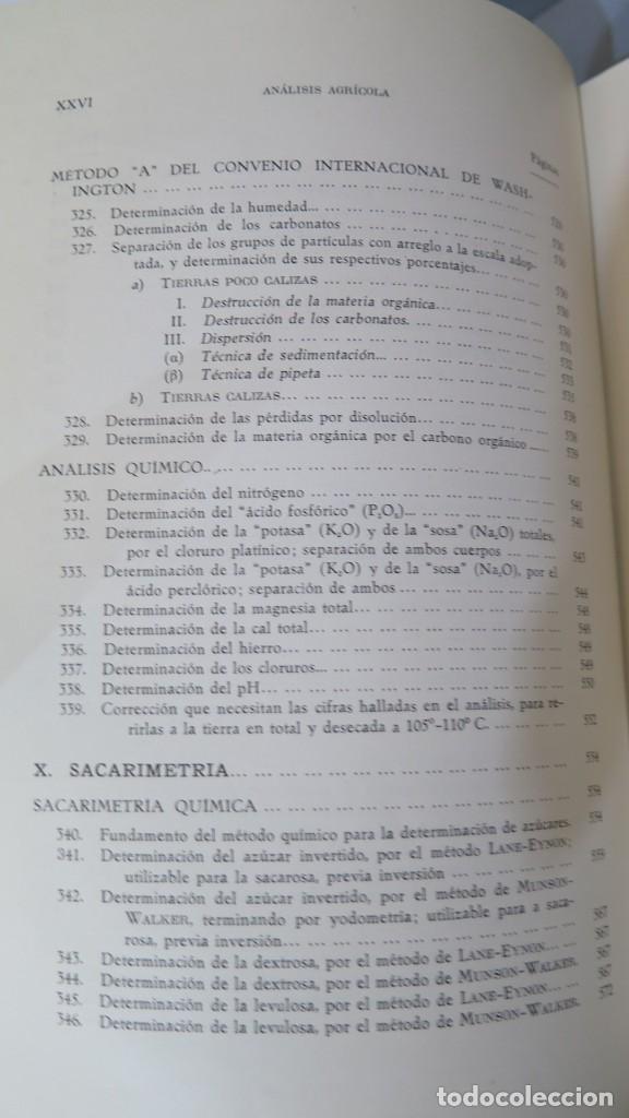 Libros de segunda mano: ANALISIS AGRICOLA. HERCE - Foto 16