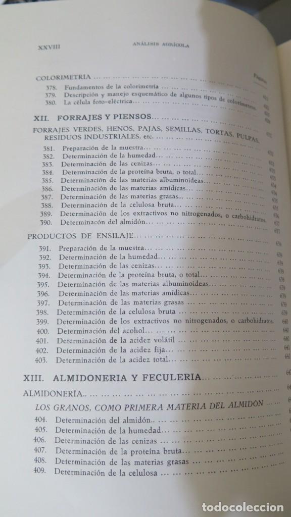 Libros de segunda mano: ANALISIS AGRICOLA. HERCE - Foto 18