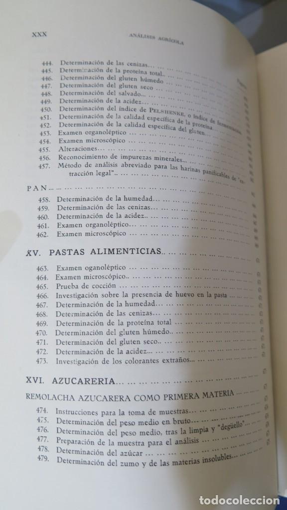 Libros de segunda mano: ANALISIS AGRICOLA. HERCE - Foto 20