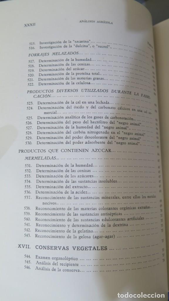 Libros de segunda mano: ANALISIS AGRICOLA. HERCE - Foto 22