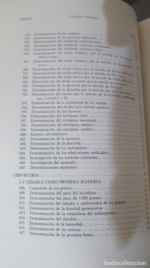 Libros de segunda mano: ANALISIS AGRICOLA. HERCE - Foto 24