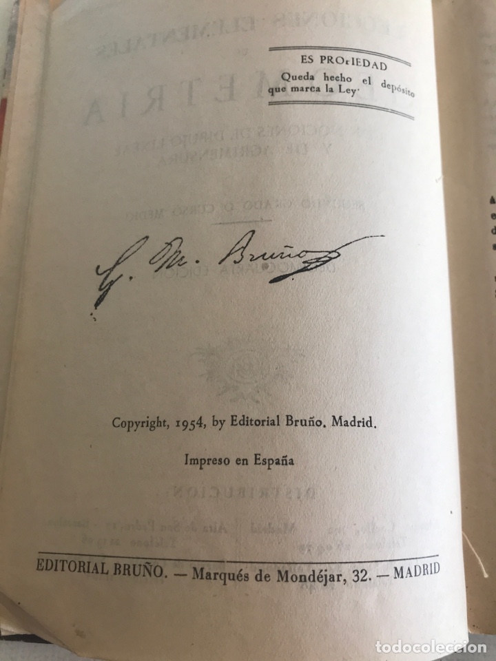 Libros de segunda mano de ciencias: Geometr&iacute;a segundo curso - Foto 4