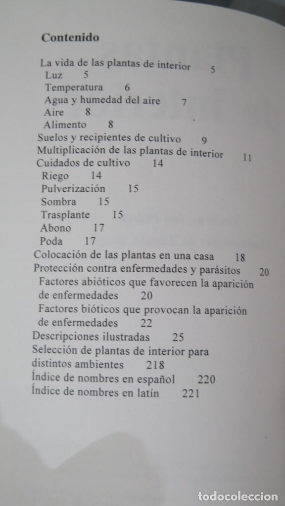 Libros de segunda mano: PLANTAS DE INTERIOR. SUSAETA - Foto 2