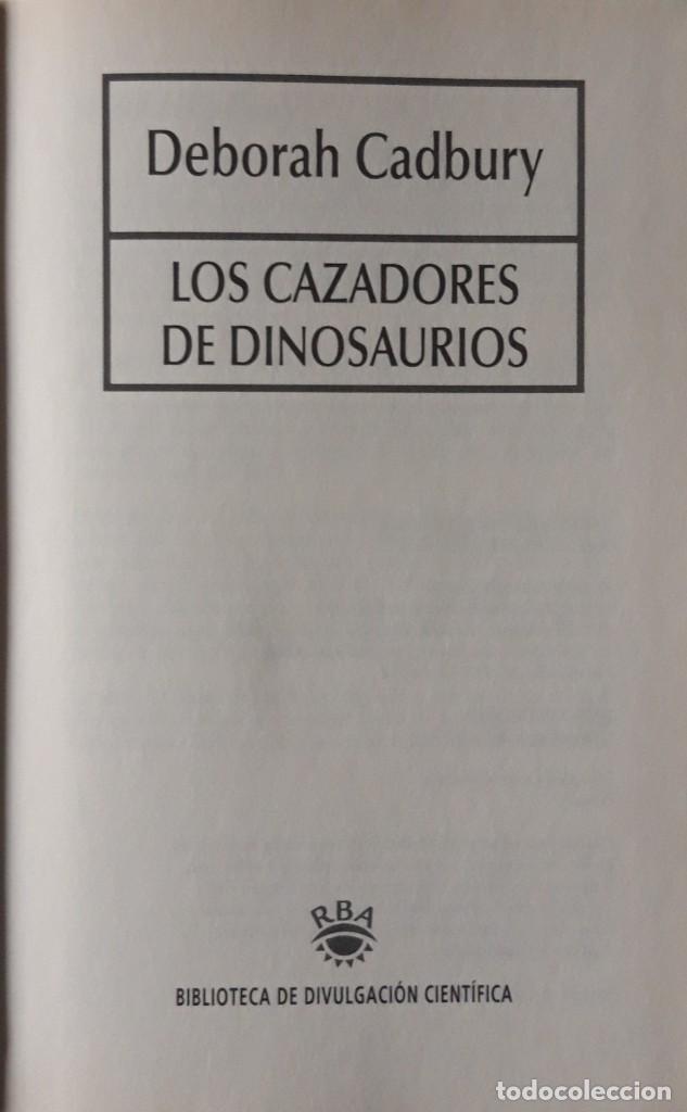 Libros de segunda mano: LOS CAZADORES DE DINOSAURIOS - Foto 2