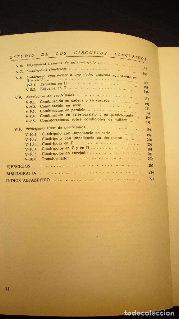 Libros de segunda mano de ciencias: Estudio de los Circuitos El&eacute;ctricos J. Lagasse Tomo 1 - Foto 4