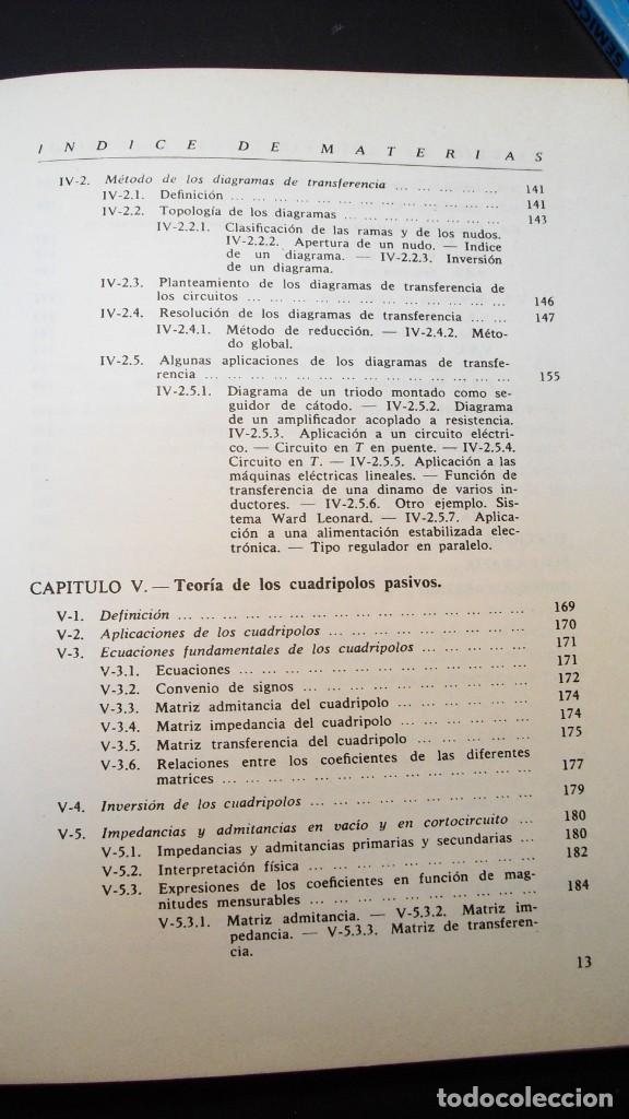 Libros de segunda mano de ciencias: Estudio de los Circuitos El&eacute;ctricos J. Lagasse Tomo 1 - Foto 5