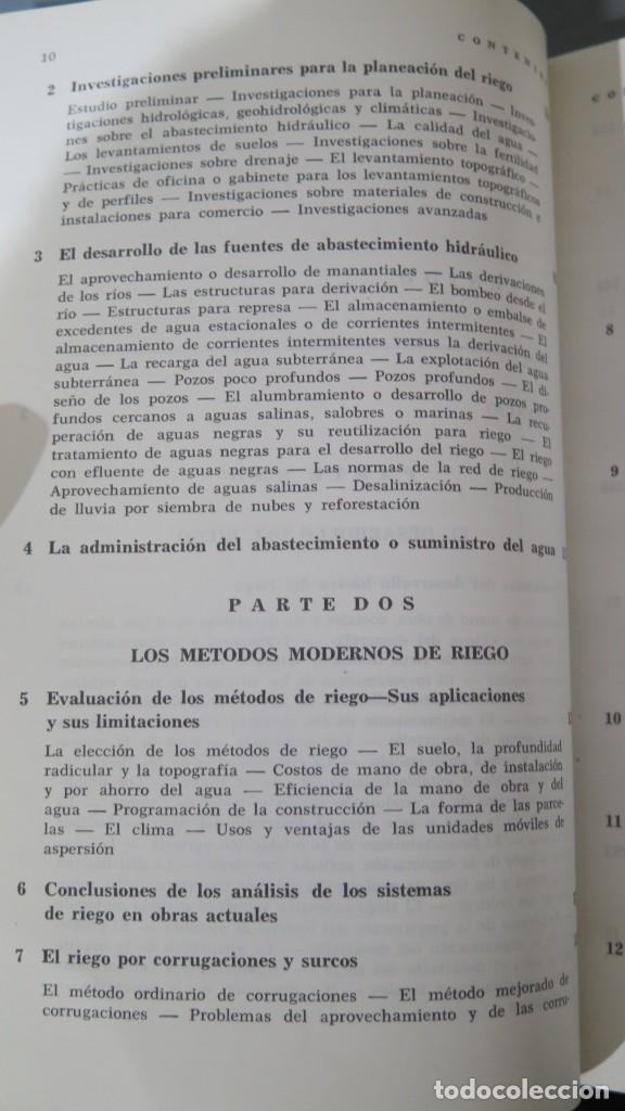 Libros de segunda mano: EL RIEGO. ZIMMERMAN - Foto 3