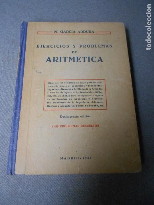 Libros de segunda mano de ciencias: EJERCICIOS Y PROBLEMAS DE ARITMETICA - Foto 1