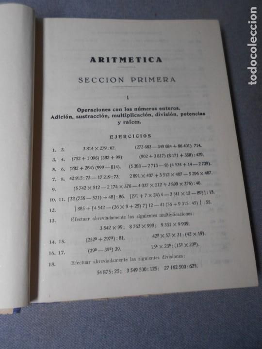 Libros de segunda mano de ciencias: EJERCICIOS Y PROBLEMAS DE ARITMETICA - Foto 3