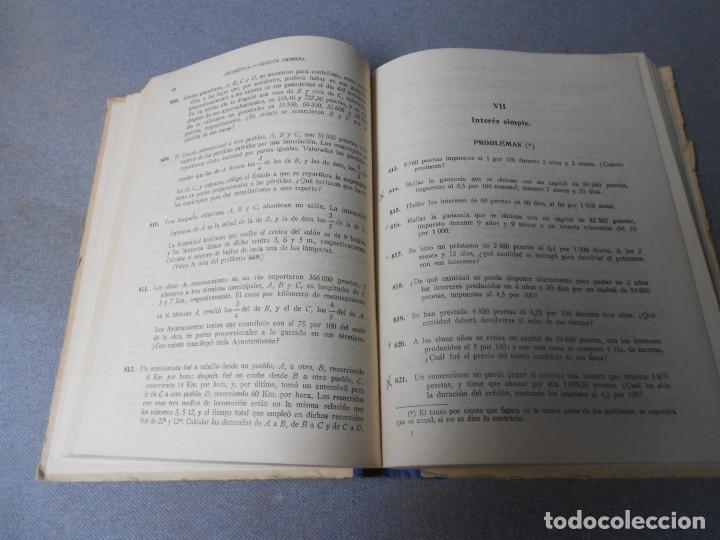 Libros de segunda mano de ciencias: EJERCICIOS Y PROBLEMAS DE ARITMETICA - Foto 4