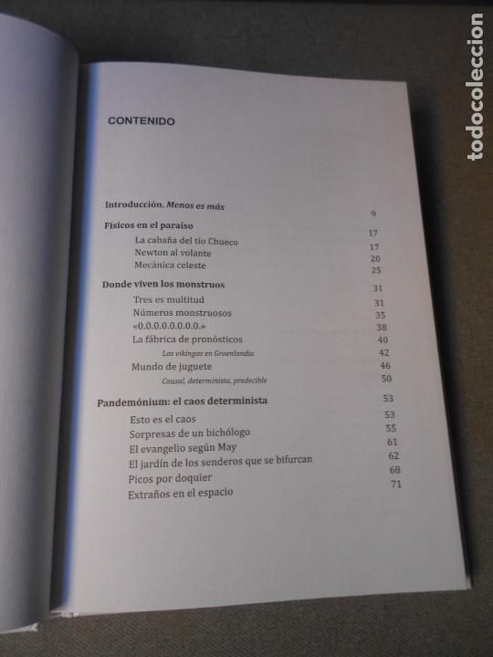 Libros de segunda mano de ciencias: LAS TEORIAS DEL CAOS Y LA COMPLEJIDAD - Foto 2