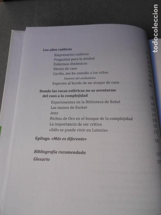 Libros de segunda mano de ciencias: LAS TEORIAS DEL CAOS Y LA COMPLEJIDAD - Foto 3