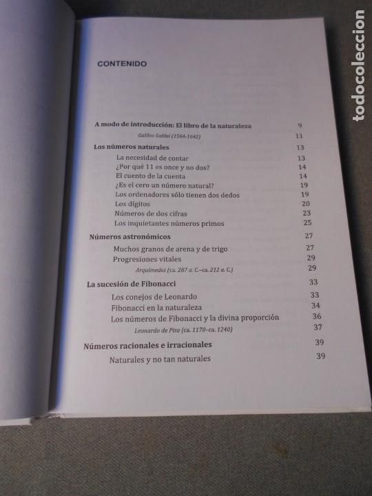 Libros de segunda mano de ciencias: LAS MATEMATICAS DE LA NATURALEZA - Foto 2