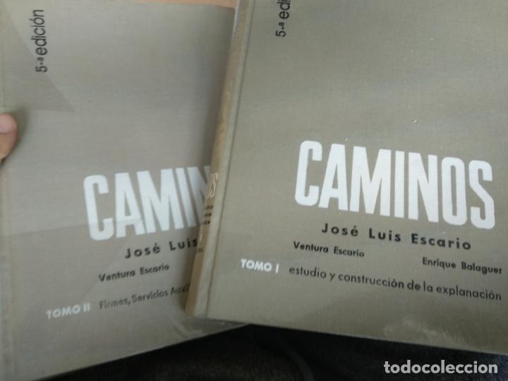 Libros de segunda mano de ciencias: Caminos tomos I y II de J.L.Escario. - Foto 1