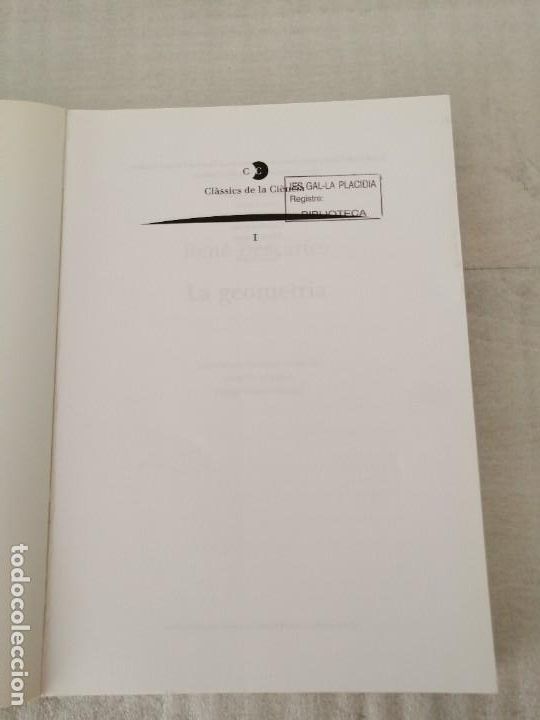 Libros de segunda mano de ciencias: La geometria - Foto 3