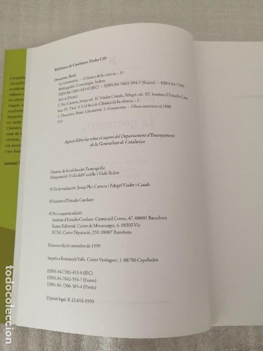 Libros de segunda mano de ciencias: La geometria - Foto 5