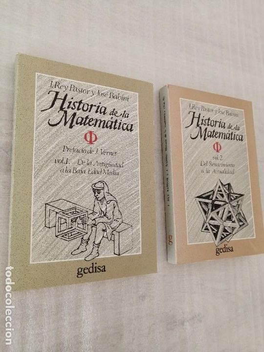 Libros de segunda mano de ciencias: Historia de la matem&aacute;tica - 2 vol&uacute;menes - Foto 2