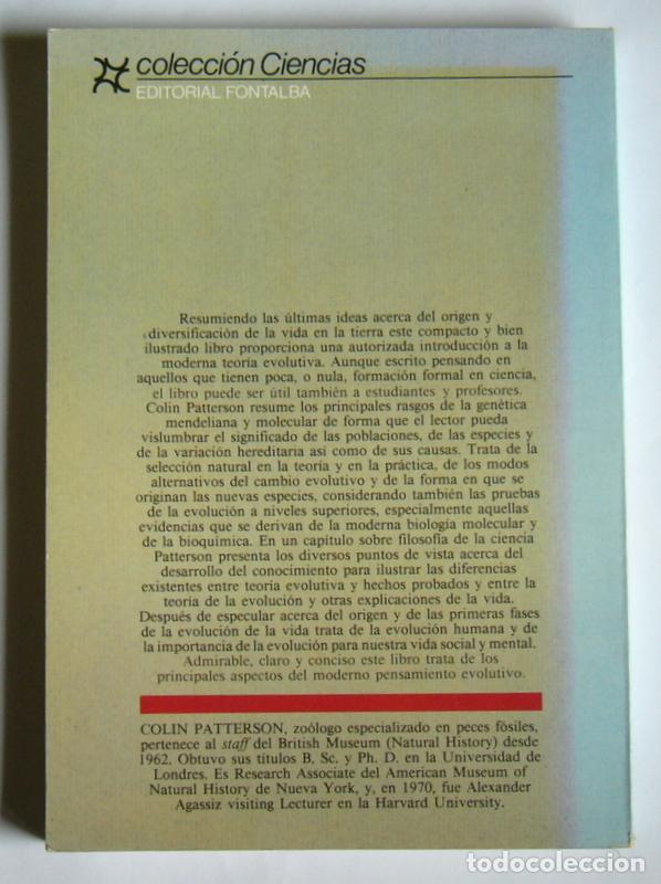 Libros de segunda mano: EVOLUCION - LA TORIA DE DARWIN HOY - COLIN PATTERSON - Foto 2