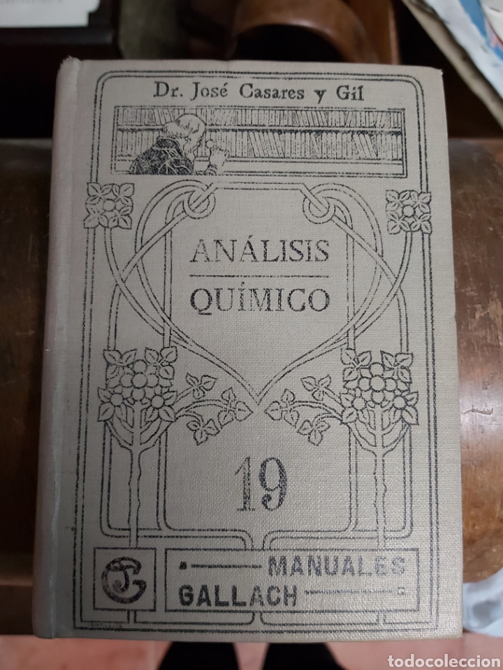 Libros de segunda mano de ciencias: AN&Aacute;LISIS QUIMICO. Jos&eacute; Casares y Gil. - Foto 1