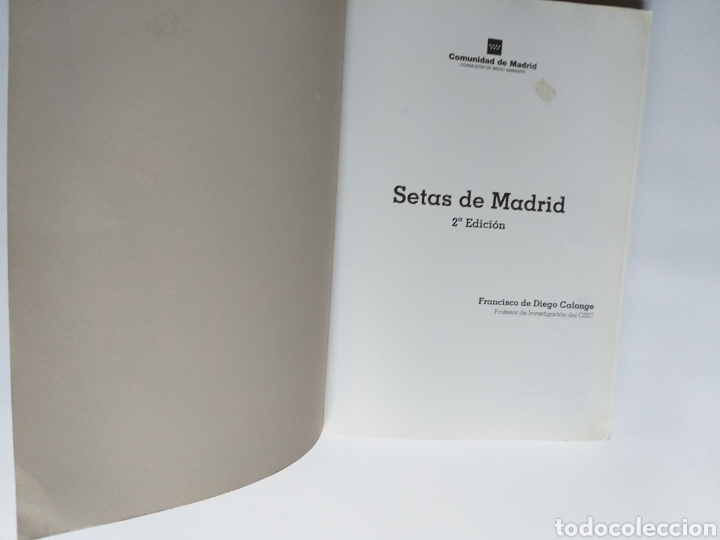 Libros de segunda mano: Setas de Madrid Francisco de Diego - Foto 8