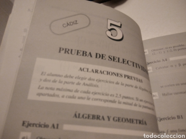 Libros de segunda mano de ciencias: Selectividad matem&aacute;ticas LOGSE - Foto 5