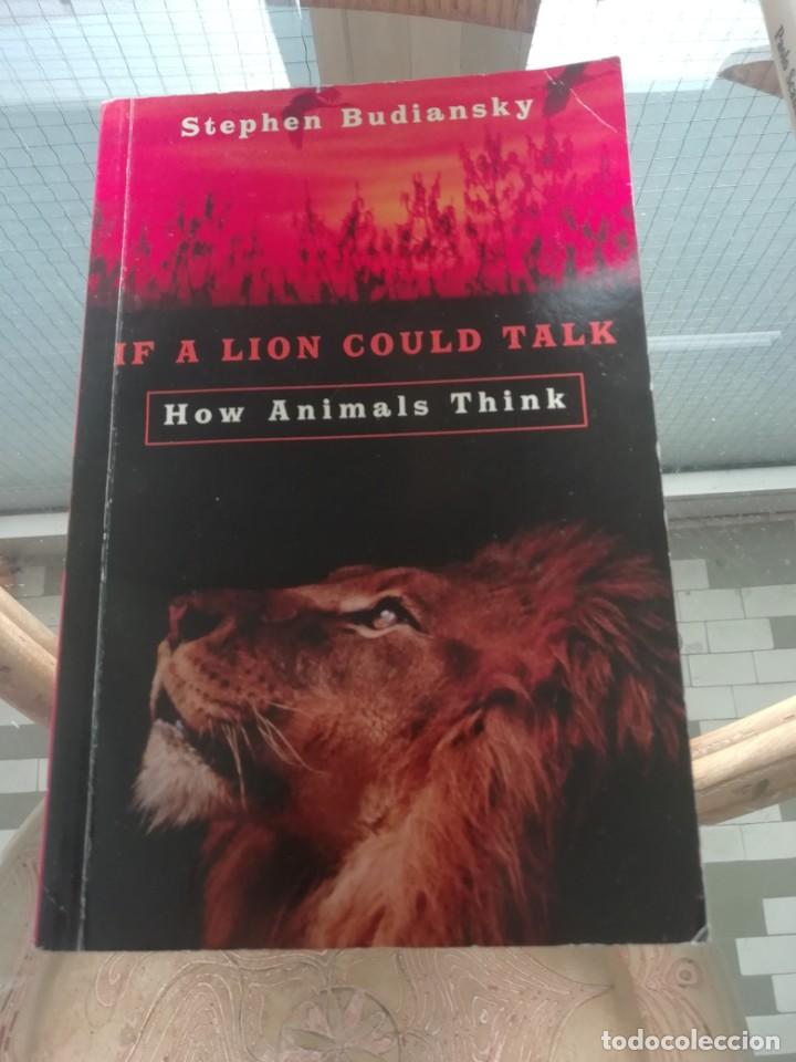 Libros de segunda mano: If a lion could talk en ingl&eacute;s de Stephen Budiansky - Foto 1