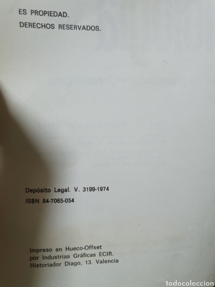 Libros de segunda mano: BIOLOGIA. V. DUALDE. ECIR 1974. - Foto 3
