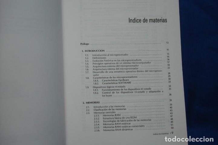 Libros de segunda mano de ciencias: MICROPROCESADORES Y MICROCONTROLADORES APLICADOS A LA INDUSTRIA - ED. PARANINFO 1991 - Foto 2