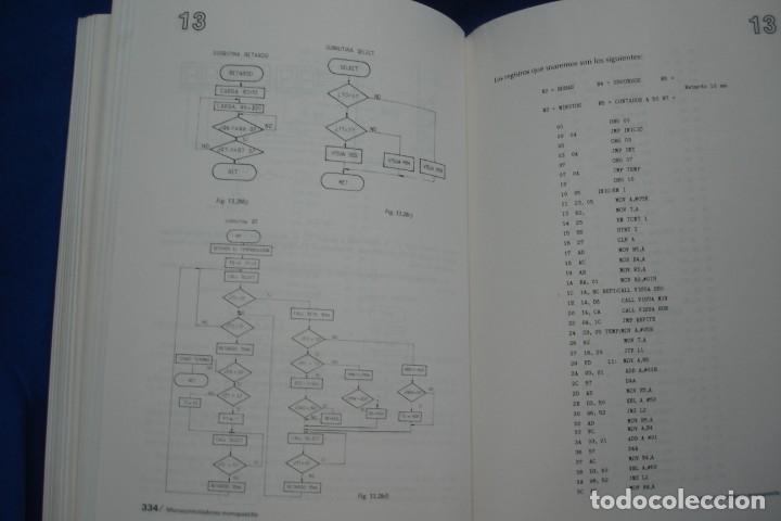Libros de segunda mano de ciencias: MICROPROCESADORES Y MICROCONTROLADORES APLICADOS A LA INDUSTRIA - ED. PARANINFO 1991 - Foto 4