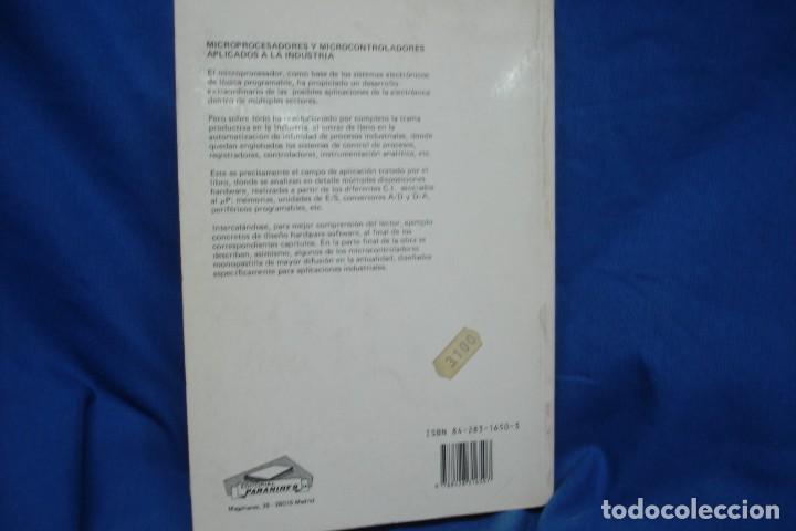 Libros de segunda mano de ciencias: MICROPROCESADORES Y MICROCONTROLADORES APLICADOS A LA INDUSTRIA - ED. PARANINFO 1991 - Foto 5