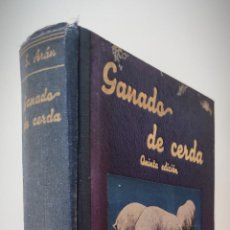 Libros de segunda mano: GANADO DE CERDA - QUINTA EDICION - BIBLIOTECA PECUARIA SANTOS ARAN - MADRID - 1940. Lote 230410175