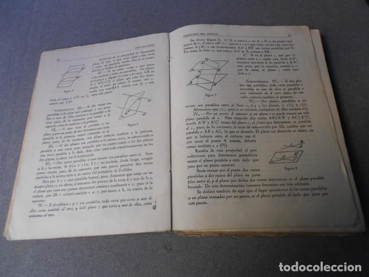 Libros de segunda mano de ciencias: LECCIONES DE GEOMETRIA DESCRIPTIVA - Foto 5