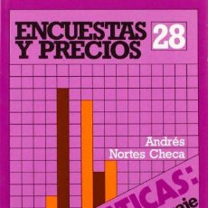 Libros de segunda mano de Ciencias: ENCUESTAS Y PRECIOS - ANDRES NORTES CHECA - SINTESIS. Lote 191223407